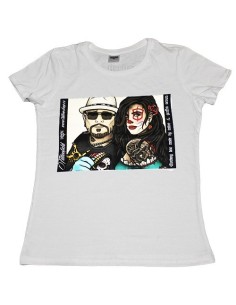 Camiseta Inked Couple White...