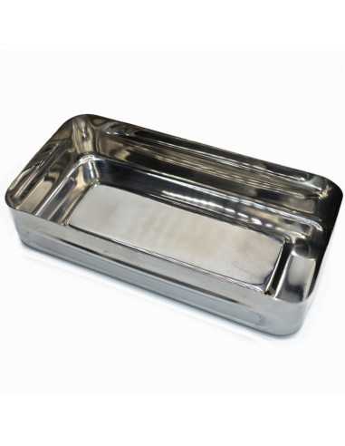 Bandeja de Acero Quirúrgico con Tapa