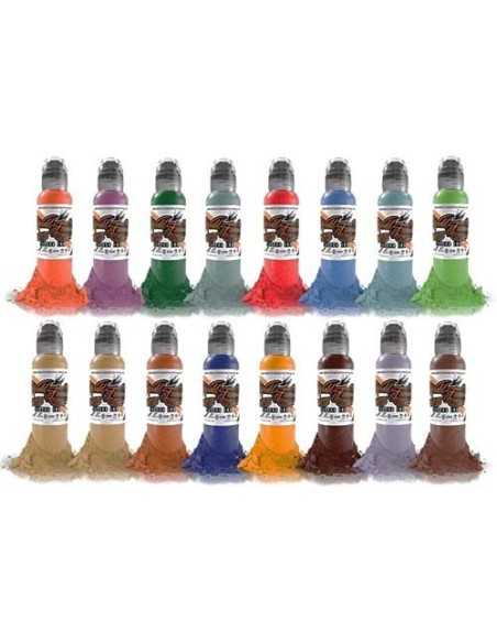 World Famous Ink Set ILya Fom - Animal Kingdom Set (16 Colors x 1oz)