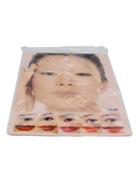 Piel sintética lisa con rostro impreso resistente.