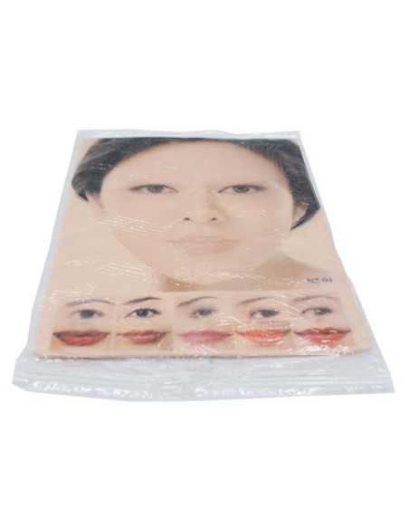 Piel sintética lisa con rostro impreso resistente.