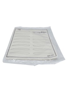 Piel sintética lisa para practicar micropigmentación.