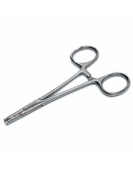 Dermal Anchor Forceps Tool Notched Tip