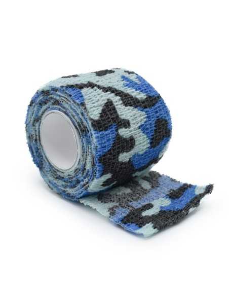 Funda / Venda ancha para Grip 45MM/5M Camuflaje Azul