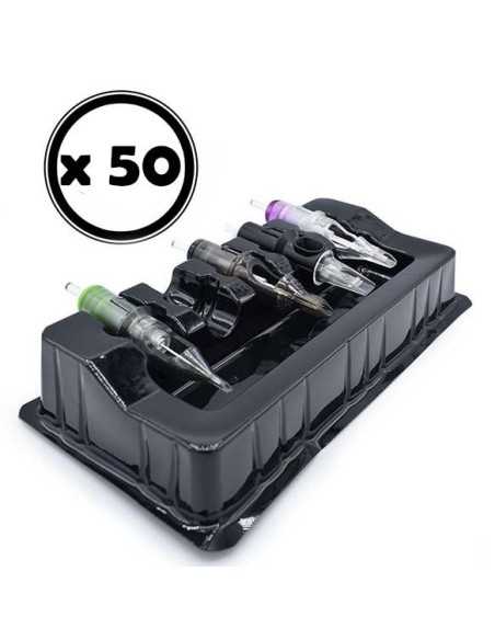 Bandejas Porta Cartuchos negras x 50uds