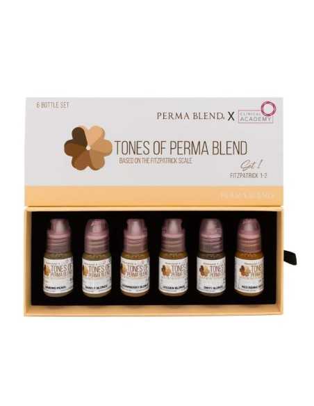 Perma Blend Set de Tinta  - Tones of Perma Blend Set 1 (1-2) 6 x 15ml