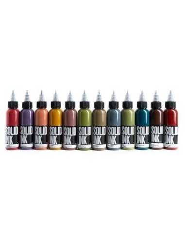 Solid Ink Opaque Earth Set (12 x 1oz)