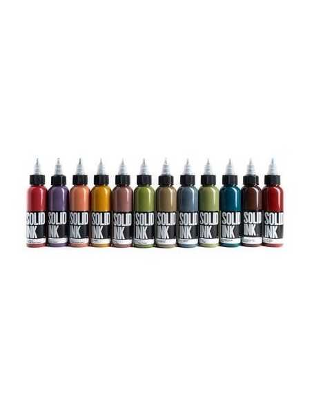 Solid Ink Opaque Earth Set (12 x 1oz)
