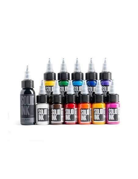 Solid Ink Mini Travel Set (11 x ½ oz + 1oz Lining Black)