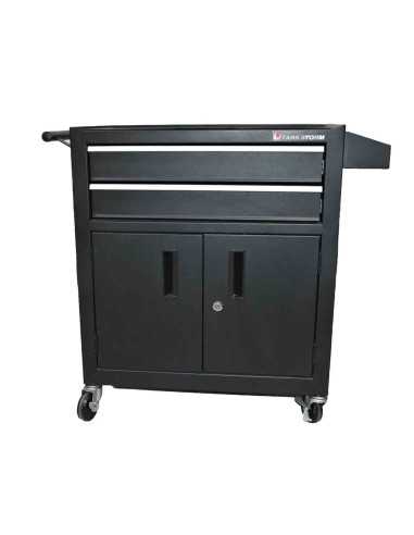 Estación de trabajo y almacenamiento móvil para estudio de tatuajes