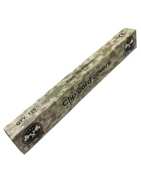 Fundas negras para Clip Cord Tattooshop 125 unidades