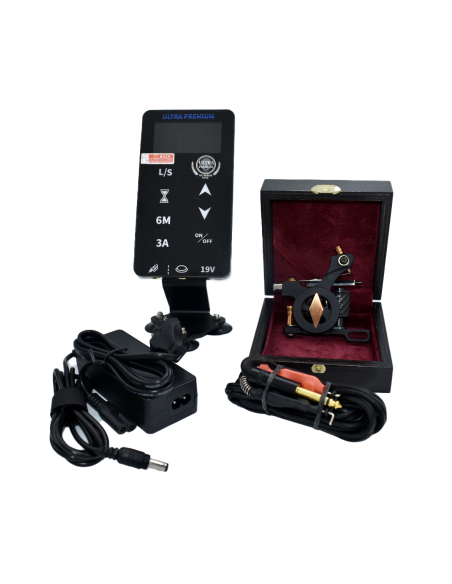 Combo que incluye la Máquina de bobina, fuente de alimentación y clip cord