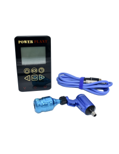 Combo que incluye máquina rotativa, fuente de alimentación, Grip y cable RCA