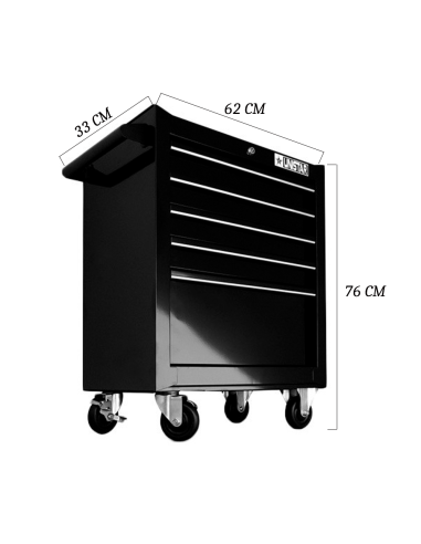 mesa de trabajo con cajones