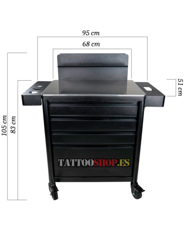 mesa trabajo estudio tattoo