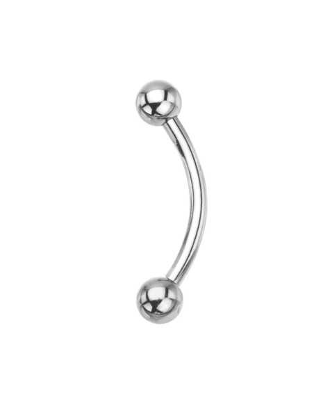 Banana 1.2mm x 12mm, 4mm balls x 5 uds 316 L