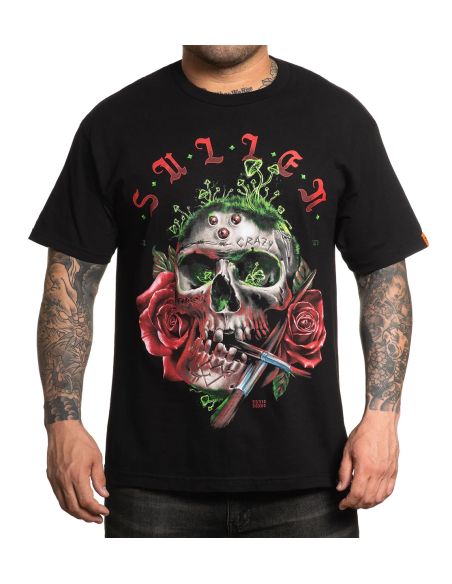 Camiseta Crazy Tired M/C - Black - Hombre