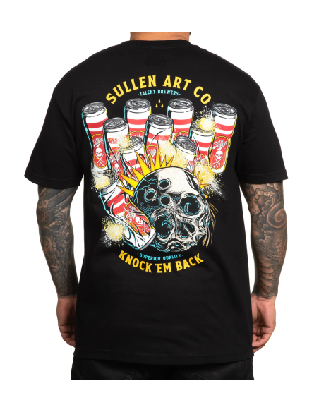 Camiseta Knock ´Em Back M/C - Black - Hombre