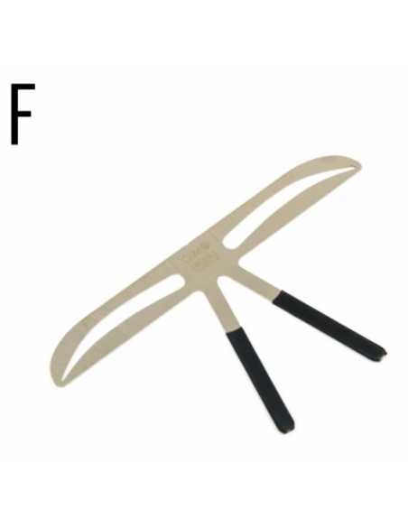 Regla Simetría de Aluminio