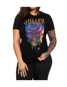 Camiseta Midnight Rose M/C...