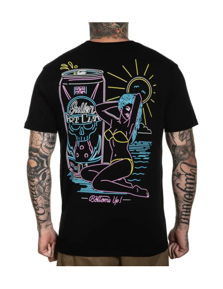Camiseta Neon Paradise M/C - Black
