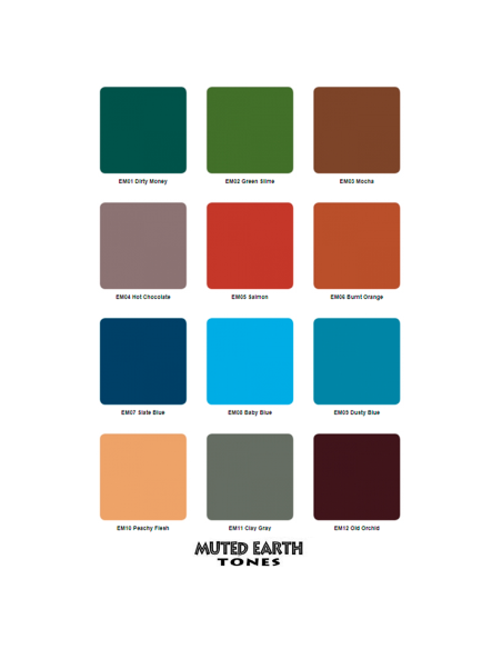 Eternal Ink Set Muted Earth Tones - 12 Colors