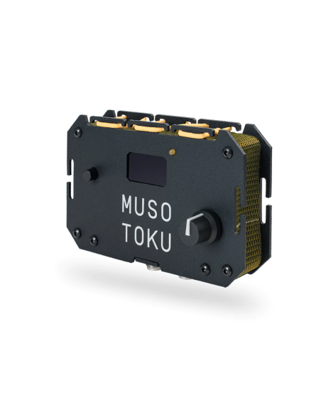 Fuente de alimentación para máquinas de tatuar Musotoku de color negro