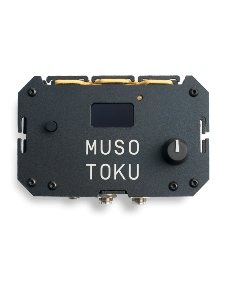 Fuente de alimentación para máquinas de tatuar Musotoku de color negro