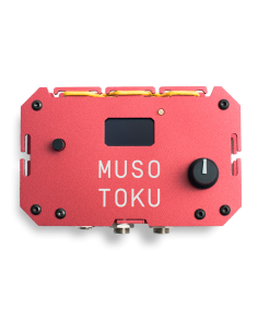 Fuente de alimentación para máquinas de tatuar Musotoku de color rojo