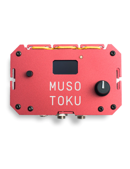 Fuente de alimentación para máquinas de tatuar Musotoku de color rojo