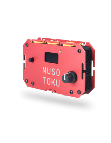 Fuente de alimentación para máquinas de tatuar Musotoku de color rojo