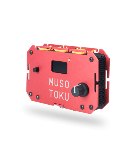 Fuente de alimentación para máquinas de tatuar Musotoku de color rojo