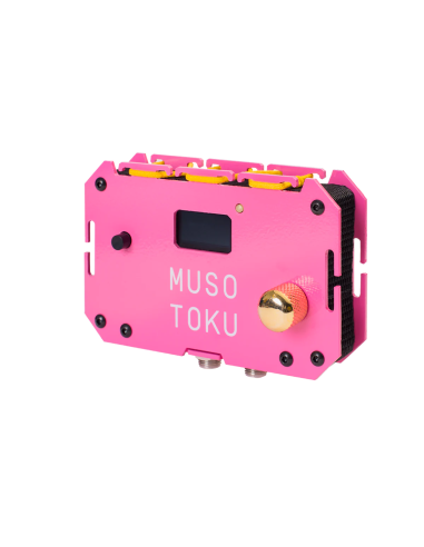 Fuente de alimentación para máquinas de tatuar Musotoku de color rosa