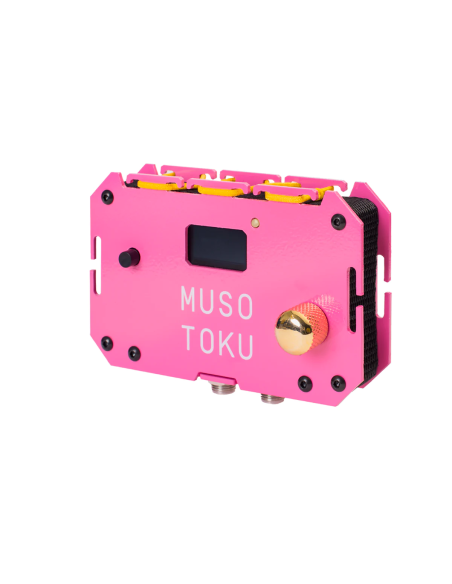 Fuente de alimentación para máquinas de tatuar Musotoku de color rosa