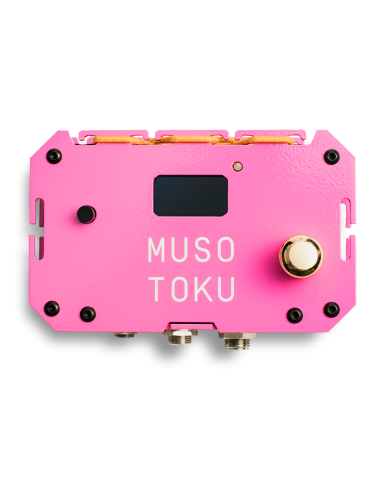 Fuente de alimentación para máquinas de tatuar Musotoku de color rosa