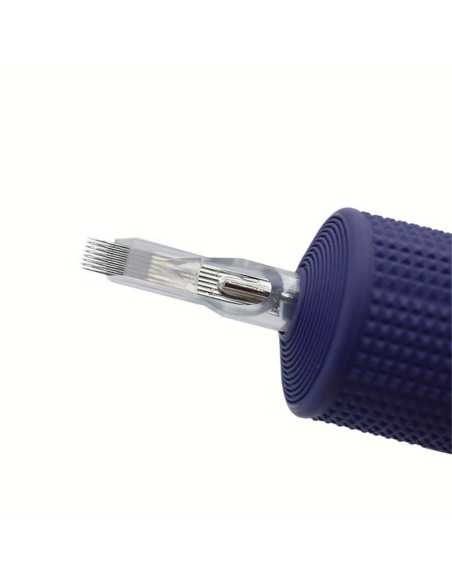Grip de 32 mm con Aguja Magnum Plana para Lamina de Silicona