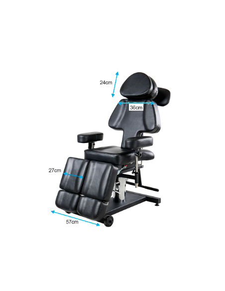 Sillón hidráulico de tatuaje con 2 Motores