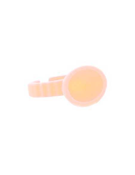Cups Anillo Silcona Color Salmón (Paquete de 100 unidades)