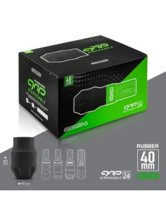 FK IRONS Disposable Rubber 40mm Grip Black Exo