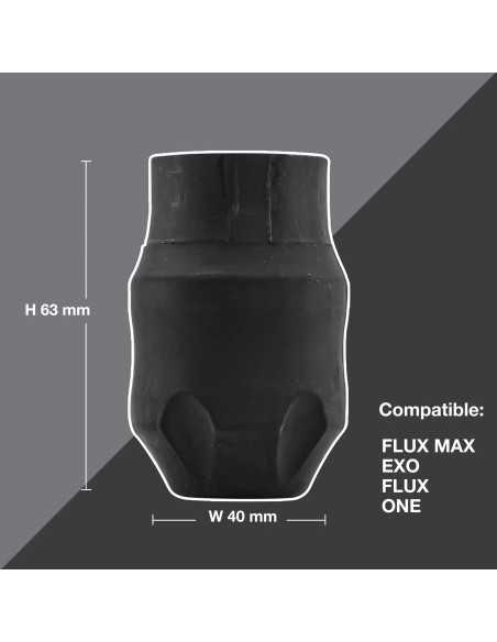 FK IRONS Disposable Rubber 40mm Grip Black Exo
