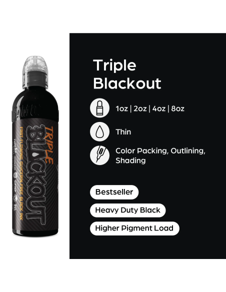World Famous Ink - TRIPLE BLACKOUT