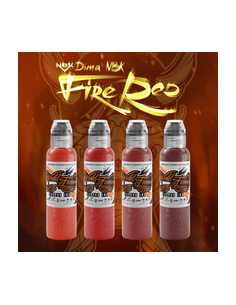 WORLD FAMOUS - DIMA NBK FIRE RED SET (4x1oz)