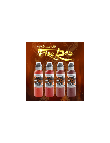 WORLD FAMOUS - DIMA NBK FIRE RED SET (4x1oz)