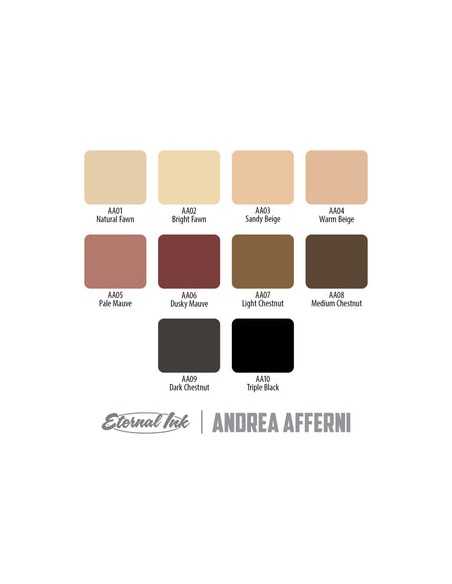 Andrea Afferni Signature Series Set - 10 Colors