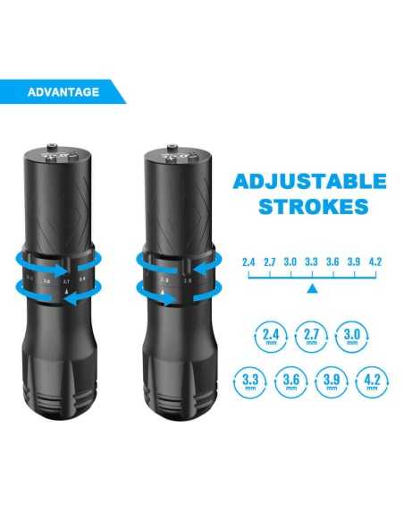 EMALLA GRAND WIRELESS TATTOO PEN MACHINE (DOS BATERIAS)