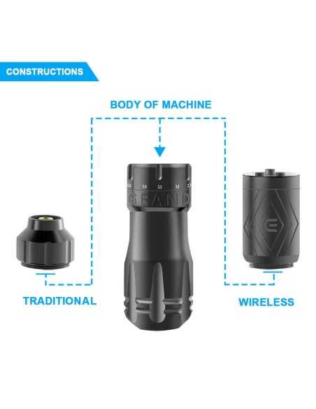 EMALLA GRAND WIRELESS TATTOO PEN MACHINE (DOS BATERIAS)