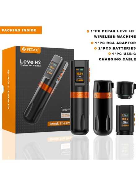 PEPAX Leve H2 Máquina Inalámbrica con Dos Baterías