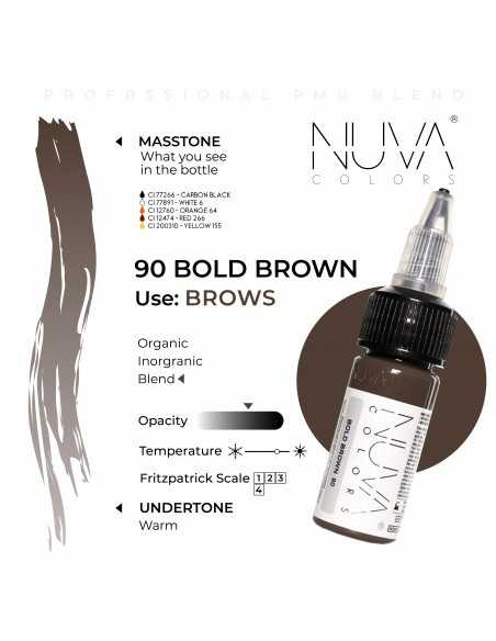 NUVA COLORS - 90 BOLD BROWN