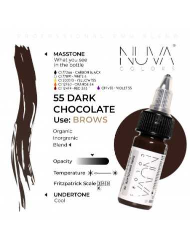 NUVA COLORS - 55 DARK CHOCOLATE