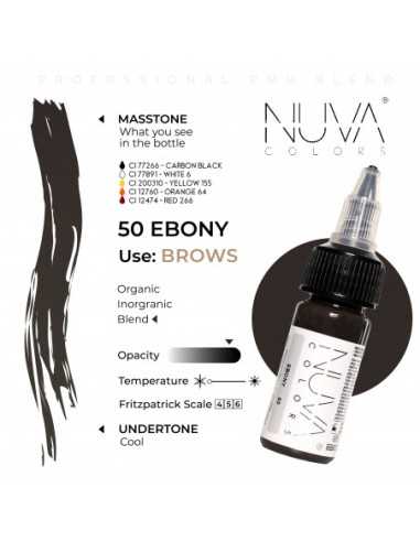 NUVA COLORS - 50 EBONY
